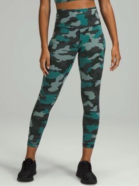 Lululemon Wunder Under High-Rise Tight 25" Tidewater Teal